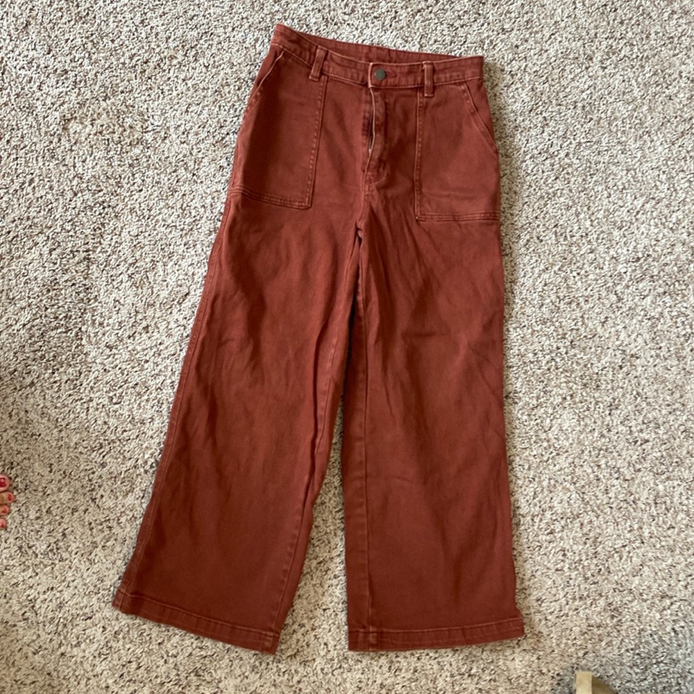 Universal Thread Jeans |Rust - Wide Leg Jean | Color: Brown/Red | Size: 27